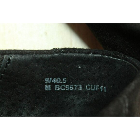 BOC Born Black Suede Slip-on Flower Top Casual Ballet Flat Shoes Size 9 M - Picture 9 of 10